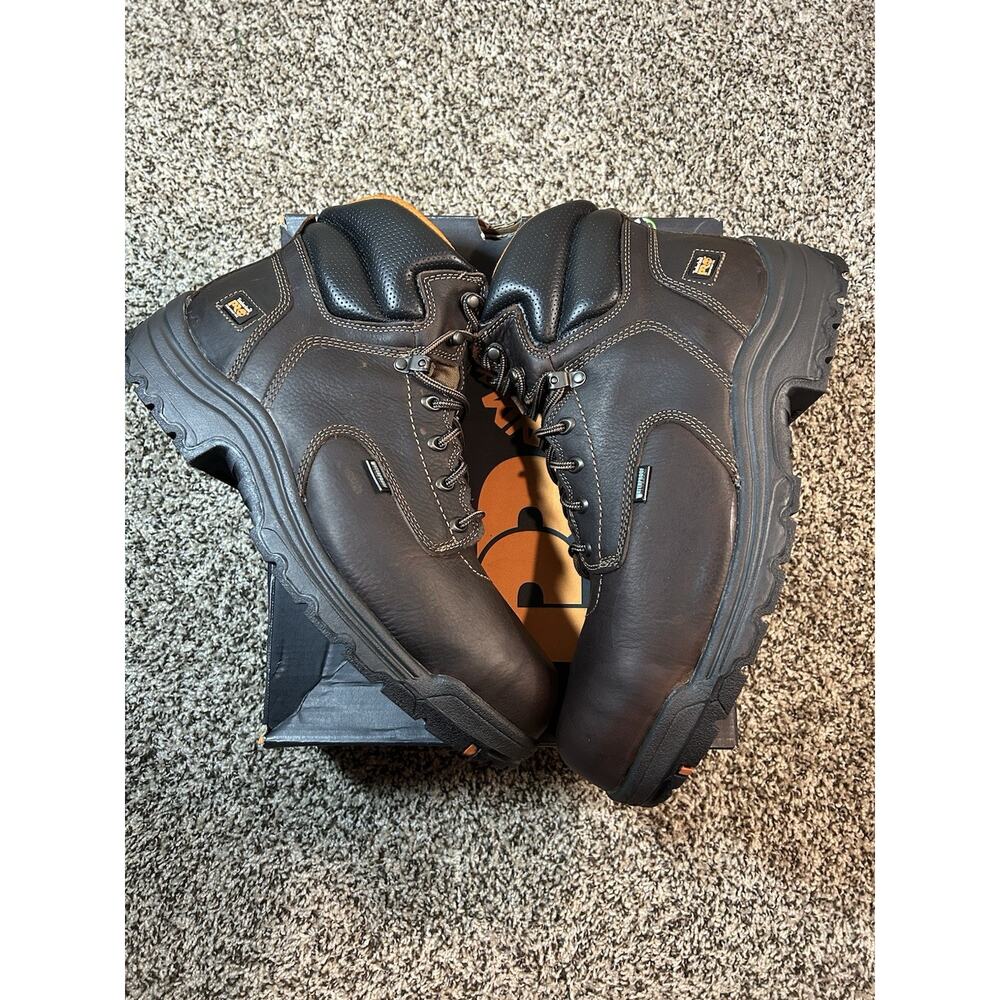 Timberland Pro Titan 6" Safety Toe Mens 14 Wide leather Boot
